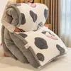 Colcha de lã de cordeiro, colcha de inverno espessa, fleece floco de neve de alta densidade, adequada para primavera e outono, colcha de algodão para uma pessoa para dormitórios estudantis
