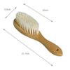 Cepillo para Zapatos de Cerdas Suaves de Madera Sólida para Limpiar Zapatos Sin Dañarlos, Cepillo para Zapatos Doméstico, Cepillo Multifuncional para Ropa, Herramienta Mágica para Limpiar Zapatos Blancos