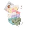 Ropa interior desechable colorida de algodón puro para mujer, realce de glúteos, empaquetada individualmente, para uso diario, embarazo, parto, viajes, colores aleatorios
