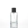 Botella de perfume de vidrio de 30 ml, botella vacía recargable de vidrio para perfume de alta gama, botella de spray cosmético transparente de fondo grueso de 15 ml