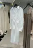 [Recomendação em Destaque] Nova Coleção Primavera/Verão Yuran 26: Vestido Chemise Leve de Cetim Pérola com Pregas Drapeadas Antirrugas