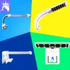 Lâmpada de clipe para aquário lanterna LED de cristal aquário lâmpada LED para plantas aquáticas bitola europeia inserção redonda aquário mini lâmpada de clipe