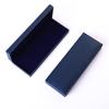 Caixa de caneta azul de negócios flip signature caixa de caneta caixa de embalagem de papel caixa de papelaria de presente com logotipo imprimível