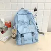 Nova Mochila Leve Fashionable Bolsa Escolar para Estudante Grande Capacidade Bolsa Escolar para Estudante Simples para o Dia a Dia Mochila Tendência