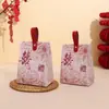 Caja de Dulces para Boda Estilo Chino 2026 Modelo Nuevo Caja de Regalo Portátil con Acabado de Alta Gama, Bolsa de Dulces de Nicho Específicamente para Bodas