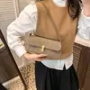 Diseño de Nicho de Moda Verano 2026 Nueva Moda Estampado de Leopardo Bolso de Hombro Versátil Simple Bolso Cuadrado Pequeño Cruzado