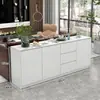 Gabinete Moderno Minimalista para Respaldo de Sofá, Gabinete de Almacenamiento Divisor para Sala de Estar, Aparador de Pizarra de Lujo Ligero, Gabinete de Té de Pared para el Hogar