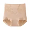 Nuevas Bragas de Estilo Chino con Relieve para Mujer de Cintura Alta con Control de Vientre y Pantalones Cortos de Seguridad Anti-Exposición para Mujer