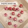 Bolo de Cogumelo Série Ursinho Fofo Ilustração Quadrados Miçangas Soltas Pulseira Colar Artesanal Acessórios para Miçangas Materiais