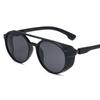 97373 Tendencia Europea y Americana Estilo Punk Nuevo Retro Gafas de Sol Redondas Gafas de Moda para Hombre y Mujer