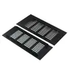 Gabinete de Zapatos Malla Transpirable de Aleación de Aluminio Armario Muebles Almacenamiento Cubierta Decorativa Equipo Ventilación Disipación de Calor Agujero de Ventilación Rectangular