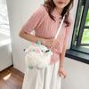 Bolso de Peluche Peculiar para Mujer, Bolso de Chica Celebridad de Internet de Pequeño Monstruo Lindo, Nuevo Modelo 2026, Bolso de Hombro Cruzado Suave para Estudiante