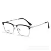 Nuevas gafas ópticas con media montura en la ceja, elegante estilo de negocios para hombre, monturas de gafas de moda con lentes graduados, al por mayor