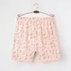 Pantalones Cortos de Verano Finos Transpirables Holgados Talla Grande para Mujeres de Mediana Edad y Mayores, Pantalones Cortos Boxer de Pijama para Mamá