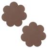 18 Colores en Stock Cubrepezones, Protectores de Seno Invisibles con Forma de Flor, Cubrepezones Desechables de Satén Transpirables Anti-Exposición, Ropa Interior Anti-Bultos