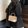 2025 Nuevo Bolso de Mano Casual Elegante de Color Contrastante Bolso de Hombro con Textura Bolso Cruzado para el Trabajo y Viajes