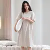 Algodón PuroPijama y Camisón Nuevos para Pareja de Mujeres, Verano Delgado Casual para Hombres de Manga Corta con Pantalones Cortos Tallas Grandes Set