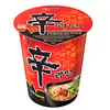 Fideos instantáneos de moda importados drama coreano con Corea del Sur Nongxin tazón de res fideos de salsa de soja frita Xin ramen fideos de taza pequeño mapache
