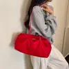 Bolsa Tote Longa de Lona Minimalista para Mulheres, Casual e Sem Esforço, Grande Capacidade, Bolsa de Ombro, Bolsa de Mão/Ombro para o Dia a Dia
