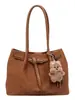 Bolsa Grande Capacidade Transfronteiriça para Mulheres 2026 Nova Moda de Inverno Versátil Bolsa de Ombro Roupas Casuais de Trabalho Bolsa Tote Simples