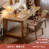 Mesa de Computador de Madeira Maciça Cuidadosamente Selecionada, Mesa para Estudo em Casa, Mesa de Escrita para Estudante, Mesa Grande para Sala de Estar, Mesa Longa Dupla
