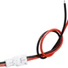 1.25 Terminal de Fio 2P Fio de Conexão Fio Digital Fio Plugue Fio de Acoplamento 3cm a 50cm Fio de Bateria Vermelho e Preto