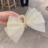 Cloud Bubble Double-sided Big Bow Grab Clip Mulheres Malha Tubarão Clipe Voltar Cabeça Flor Nova Hairpin Headwear Factory