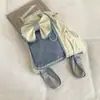 Bolsa Ita Transparente Bidimensional de Grande Capacidade 2026 Moda Novo Produto Bolsa Tote de Ombro Único com Design de Laço Mochila Multiuso