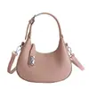 Bolsa Hobo Luna Nueva Primavera Temprana 2026, Bolso Trendy de Axila con Acabado de Lujo, Bolso Dumpling para Viajar, Bolso de Mano para Mujer