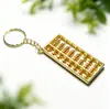 Adornos Pequeños de Feng Shui Mini Aleación Latón Colgante Ábaco Encanto para Bolsa con Cuentas de Latón Giratorias para Ábaco Venta al Por Mayor