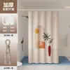 Cortina Divisoria de Baño, Cortina de Ducha Impermeable y Antimoho, Cortina de Ducha sin Taladro, Cortina de Ducha para Baño, Cortina de Puerta