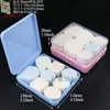 Espejo de Maquillaje Plegable Portátil, Espejo de Retoque de Doble Cara con Caja de Almacenamiento, Espejo Mini con Logo Personalizable