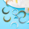 Accesorios para joyería de aleación DIY transfronterizos colgante de luna pulsera llavero colgante decorativo L636