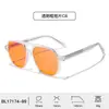 Gafas con 99% de Filtro de Luz Azul, Estilo Aviador Retro de Doble Puente, Lentes Planas para Hombres, Gafas para Videojuegos con Película Antirreflejante AR