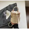Bolsa de Mão Super Popular para Escritório para Mulheres, Nova Moda Primavera 2026 Bolsa de Ombro Estilo Balde Xadrez, Bolsa Transversal para Celular
