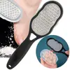 1 Peça Lixa de Pé e Esfoliante para Pés, Removedor de Calos para Pés em Aço Inoxidável para Pele Morta e Dura, Raspador de Pé Suave Ferramenta Durável para Pedicure Raspador de Pés para Uso Úmido e Seco