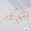Cabeça de Flor de Crisântemo Única Material DIY Feito à Mão Tecido de Seda Flor Artificial Flor Realista de Alta Qualidade Pétalas de Flor Coroa Peça de Cabeça