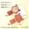 Pente de massagem com almofada de ar esculpido em sândalo vermelho natural para mulheres com cabelos longos, conjunto de pentes de massagem para couro cabeludo com airbag