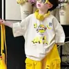 Traje Masculino 2026 Estampado Verão Manga Curta Fresco Verão Novo Estilo Crianças Bebê Shorts Traje de Duas Peças