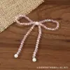 Decoración de lazo de perlas estilo Chanel accesorios hechos a mano con cuentas accesorios para joyería DIY accesorios para funda de teléfono parches 3D