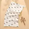 Toalla Pequeña Infantil Algodón Puro Crepé de Cuatro Capas Toalla Infantil 25*50 Toalla de Bebé para Colgar Guardería Toalla de Mano