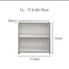 Móvel Modular Combinado Usm Armazenamento de Luxo Leve Aparador de Aço Inoxidável Armazenamento Gabinete de TV Gabinete de Sapatos Estilo Ins Armário Lateral de Armazenamento