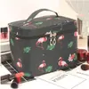 Nova Bolsa de Maquiagem Portátil Ins Feminina Lona Viagem Fofa Portátil Multifuncional Bolsa de Armazenamento de Cosméticos