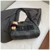 Bolsas Estilo Western Outono e Inverno 2025 Novas Bolsas Femininas Bolsas de Ombro da Moda para o Dia a Dia de Grande Capacidade Bolsas Tote para Aulas de Estudantes Universitários