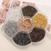 Caixa com 7 Compartimentos Fecho Lagosta de Argola Única Acessórios de Material para Brincos DIY Feitos à Mão, Acessórios de Orelha, Pulseiras com Contas, Acessórios de Joias