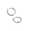 Pendientes de Acero Inoxidable 304 para Mujer, Pendientes de Aro Lisos con un Toque de Lujo, Clavos para Hélice Auricular, Pendientes de Aro para Hombre, Pendientes de Acero Inoxidable 304 para Cuidado del Agujero de la Oreja