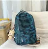Mochila Nueva de Estilo Ligera de Gran Capacidad para Estudiantes Universitarios, Mochila Casual de Viaje, Mochila para el Trabajo Diario, Bolso Escolar Tie-Dye, Bolsa para Computadora