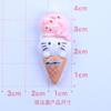 Cartoon Sanrio sorvete comida e jogar diy corda de cabelo hairpin creme de borracha telefone decoração acessórios resina atacado