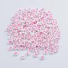 Materiais para Acessórios DIY com Contas, Contas Soltas, Contas de Acrílico, Pó de Glitter, Contas com Letras em Inglês, Contas Planas, Contas de Letras
