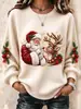 2026 Cross Amazon Estación Independiente Elemento de Halloween Europeo y Americano Estampado Manga Larga Casual Sudadera con Capucha Tejido Gofrado Sudadera